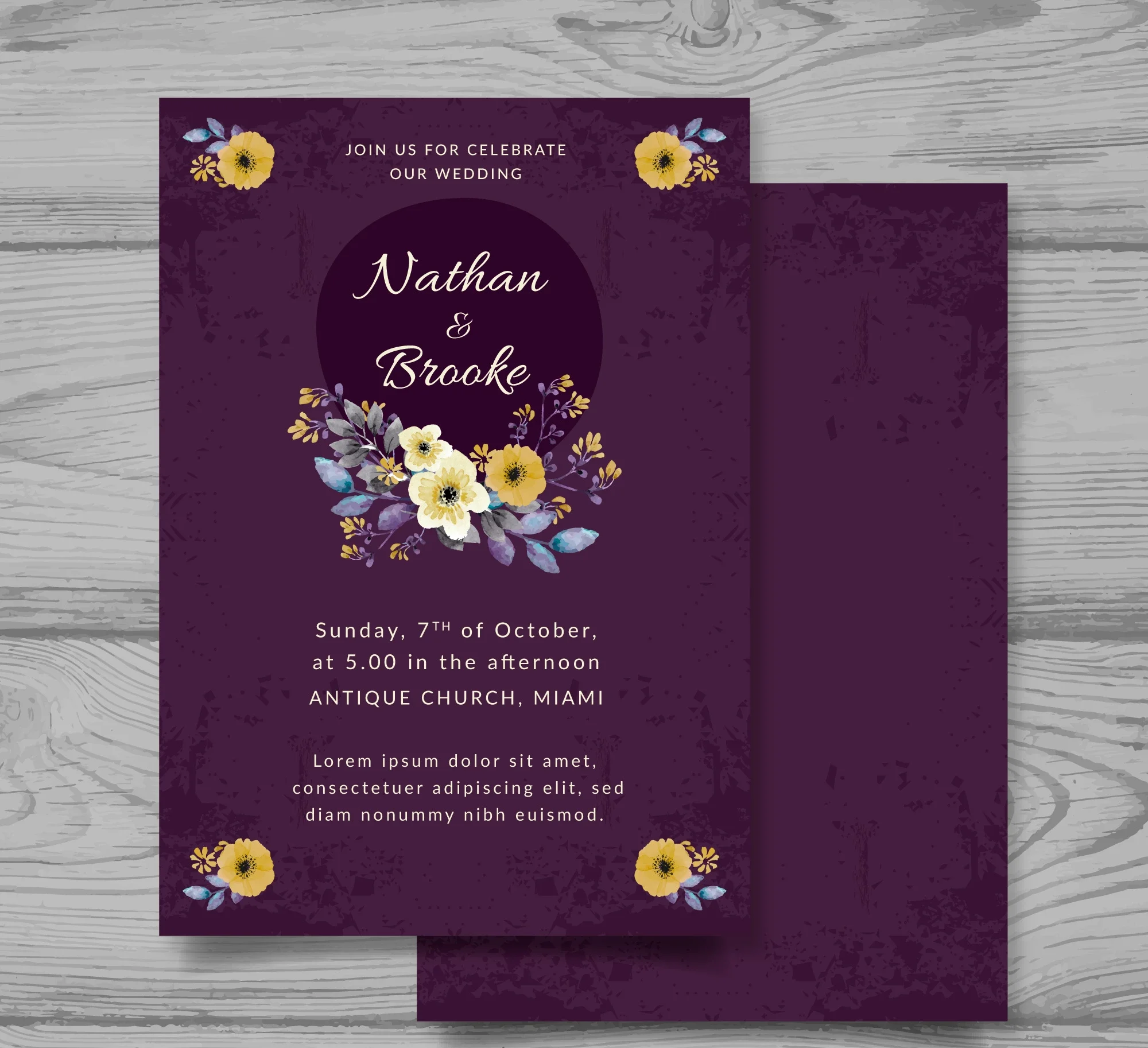 Custom Printing Invitation